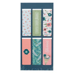 Floral Garden - Magnetic Bookmarks Set Of 6
