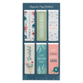 Floral Garden - Magnetic Bookmarks Set Of 6