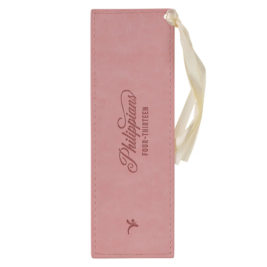 For I Can Do Everything Through Christ ( Faux Leather Bookmark)