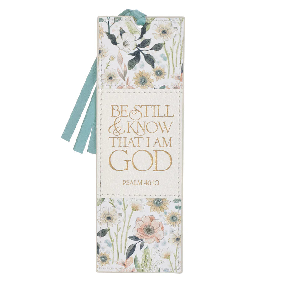 Be Still & Know That I Am God ( Faux Leather Bookmark)