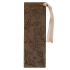 God Works Together All Things For Good (Brown Faux Leather Bookmark)