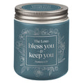 The Lord Bless You and Keep You Honeycrisp Orange Scented Candle with Screw Top Lid