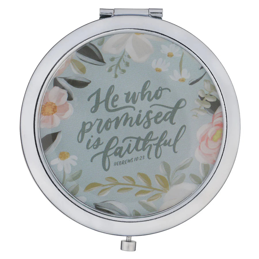 He Who Promised Is Faithful - Compact Mirror