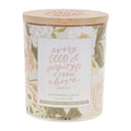 Every Good and Perfect Gift Is from Above Rainwater Lotus Scented Candle with Bamboo Lid