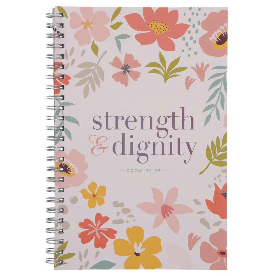 Strength and Dignity - Wirebound Notebook