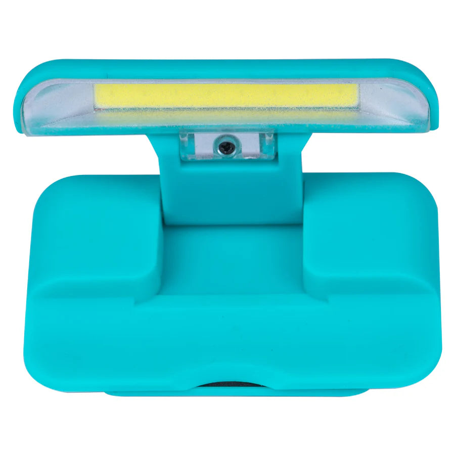 A Reader Lives A Thousand Lives Before He Dies - Blue Glow In The Dark Book Light