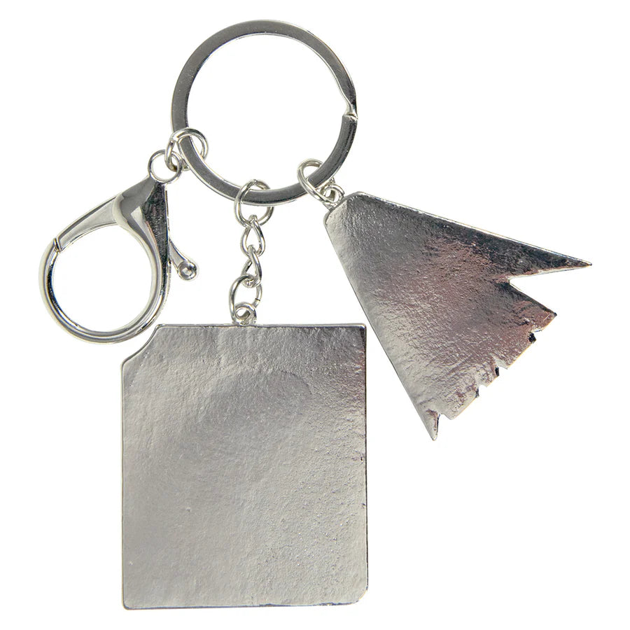 So Many Books, So Little Time Metal Key Ring