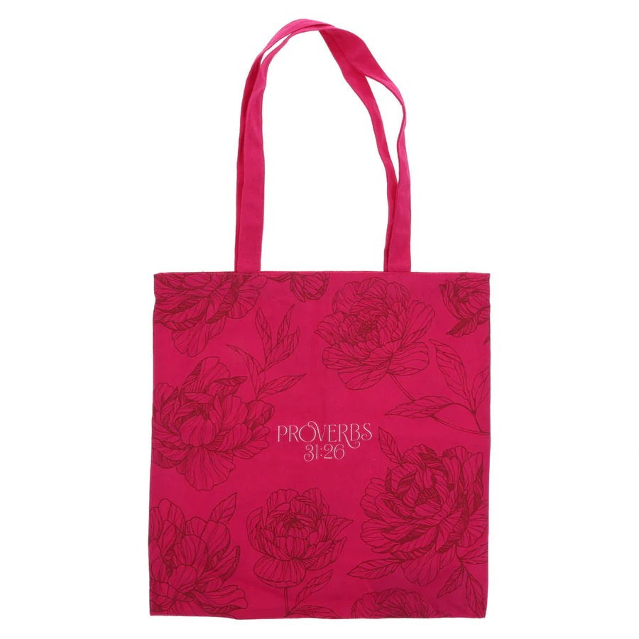 She Speaks with Kindness - Canvas Tote Bag