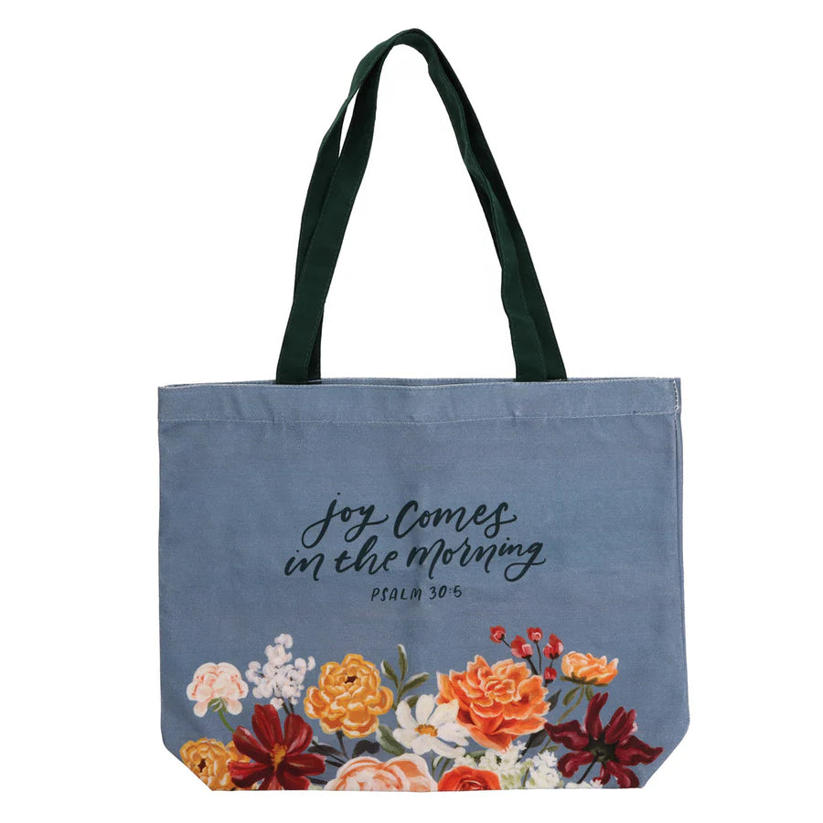 Joy Comes in the Morning - Cotton Canvas Tote Bag