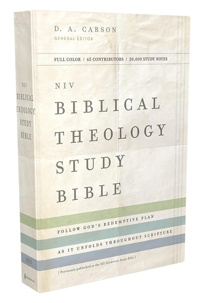 NIV, Biblical Theology Study Bible (Trace the Themes of Scripture), Hardcover, Comfort Print: Follow God’s Redemptive Plan as It Unfolds throughout Scripture cover image