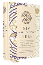 NIV Application Bible, Hardcover, Multi-Cream, Red Letter, Comfort Print: Bringing the Ancient Message of the Bible into Your World (NIV Application Commentary Resources) cover image