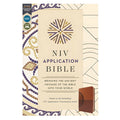 NIV Brown Imitation Leather Application Bible Comfort Print