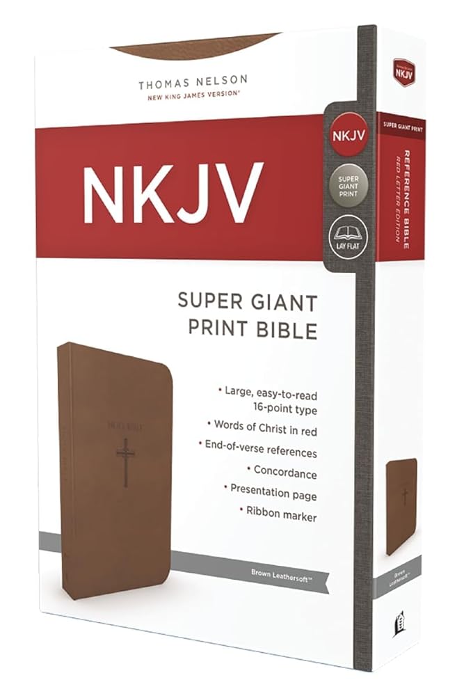Super Giant Print Bible-NKJV cover image