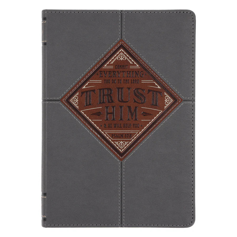 Trust Him - Faux Leather Journal