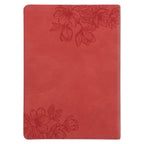 NLT Coral Faux Leather Spiritual Growth Bible