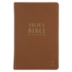 NLT Tan Genuine Leather Flexcover Standard Bible with Indexing Tabs