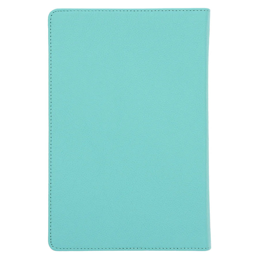 NLT Aquamarine Genuine Leather Flexcover Standard Bible