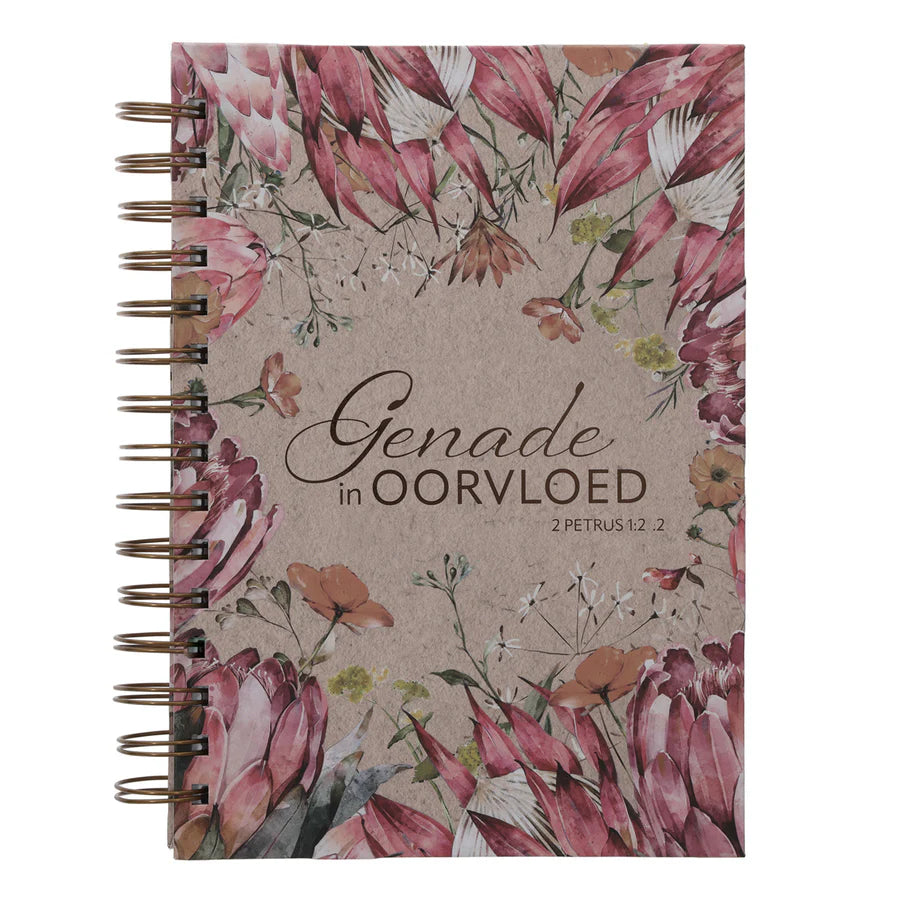 Genade in Oorvloed - Afrikaans Hardcover Wirebound Journal