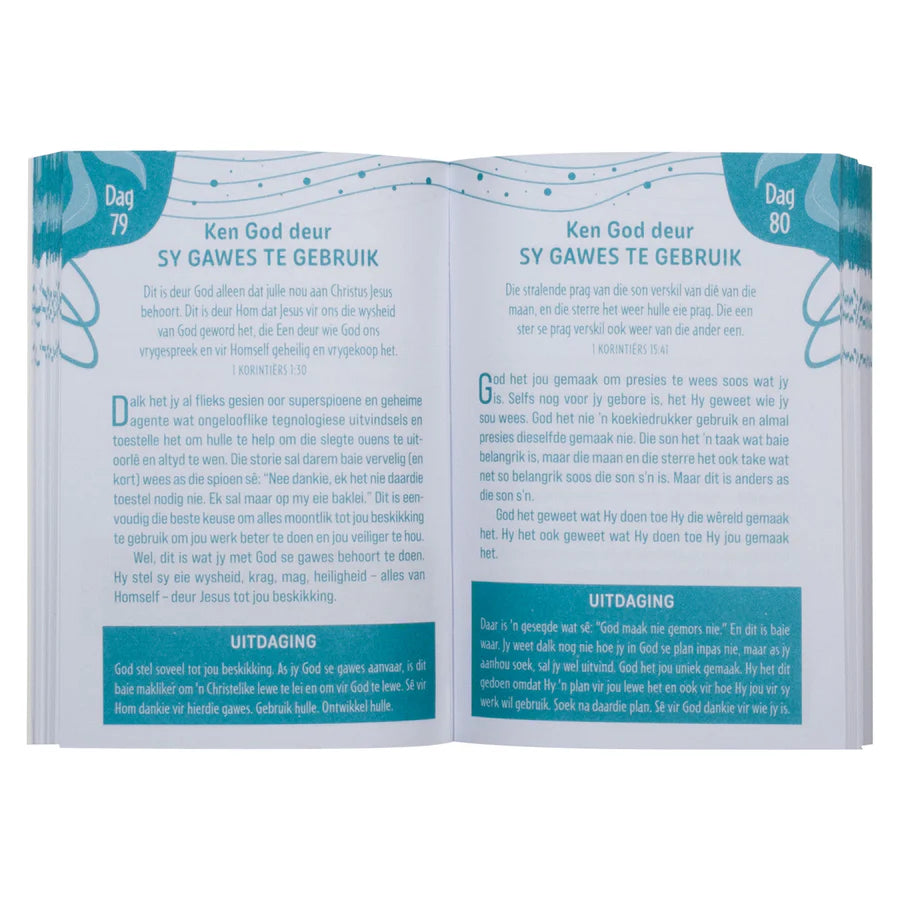 Mini-Oordenkings Om God Te Ken: Vir Kinders