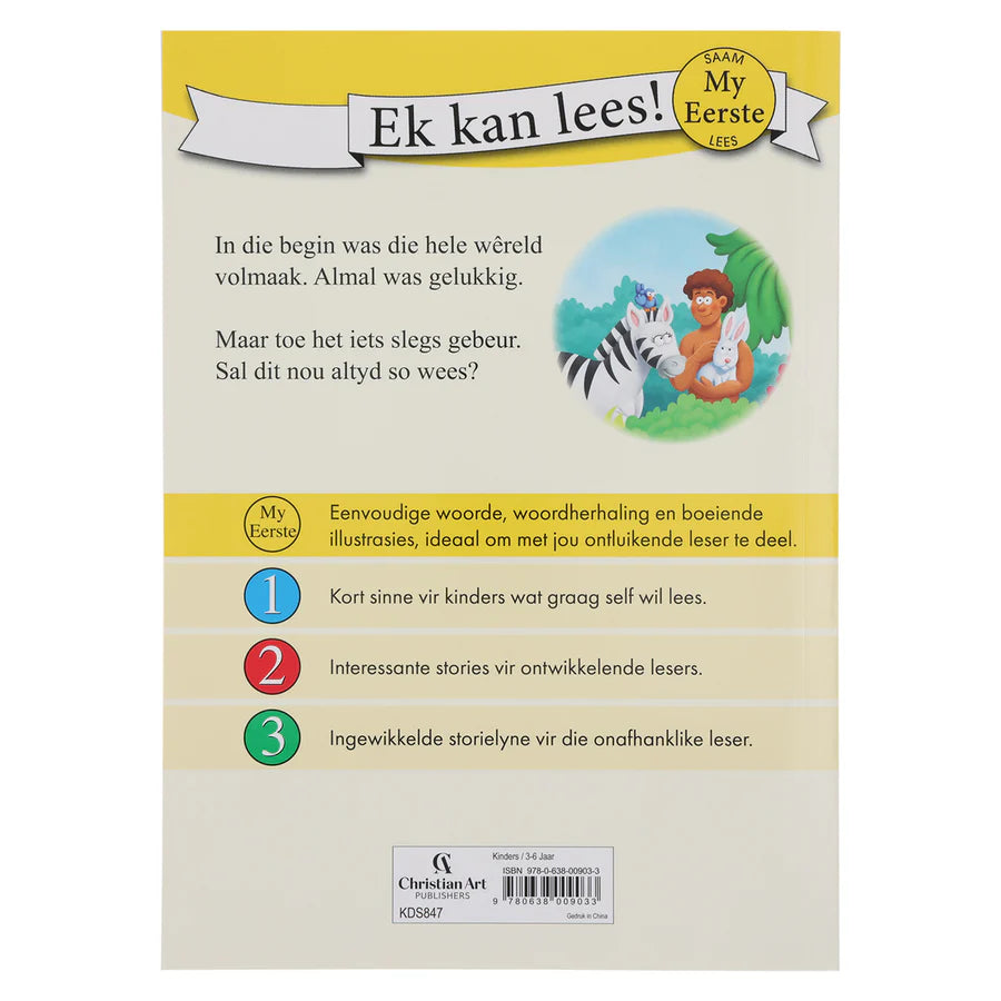 Adam en Eva in die Tuin - Ek Kan Lees