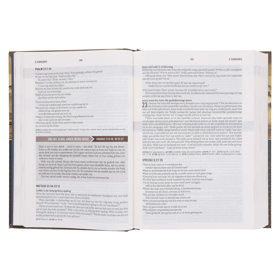 NLV Landskap Hardeband Stiltetydbybel vir Mans