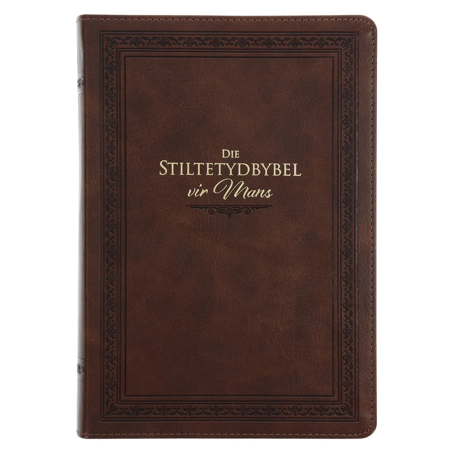 NLV Bruin Kunsleer Stiltetydbybel vir Mans