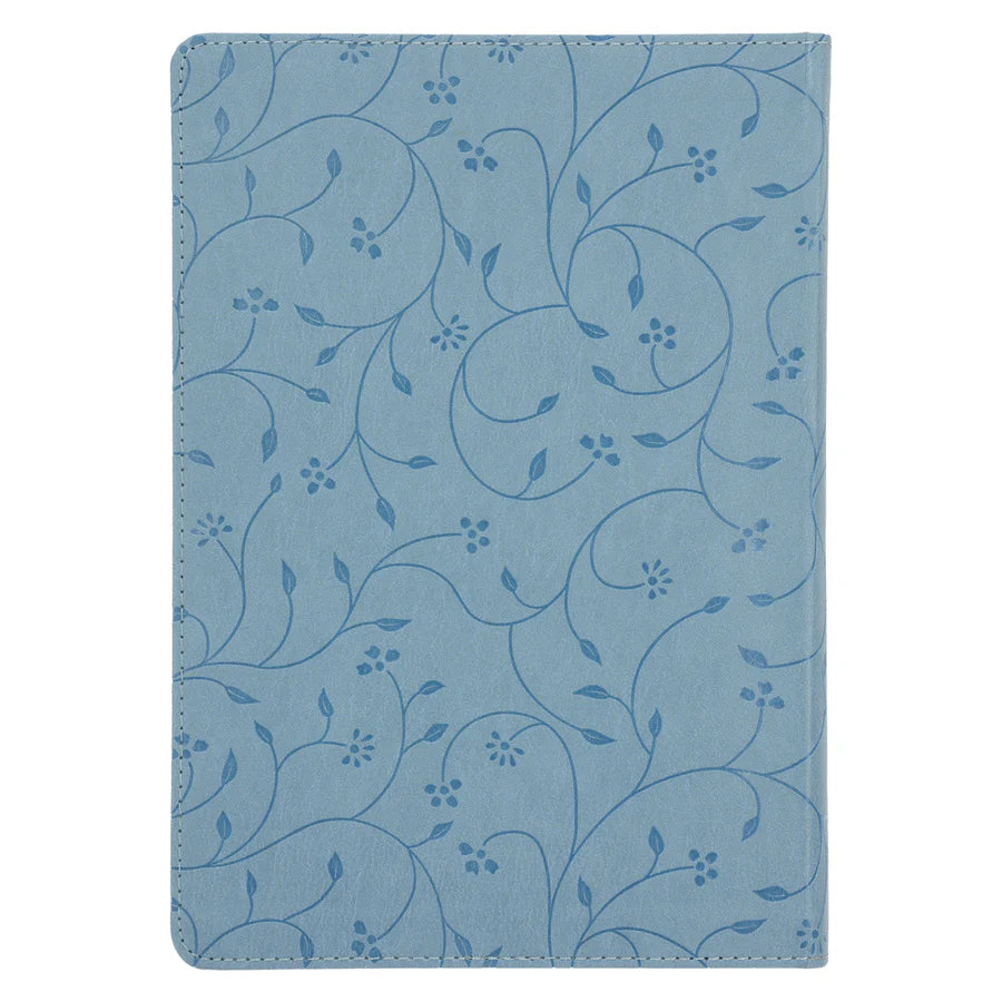 NLV Blougrys Kunsleer Stiltetydbybel vir Vroue