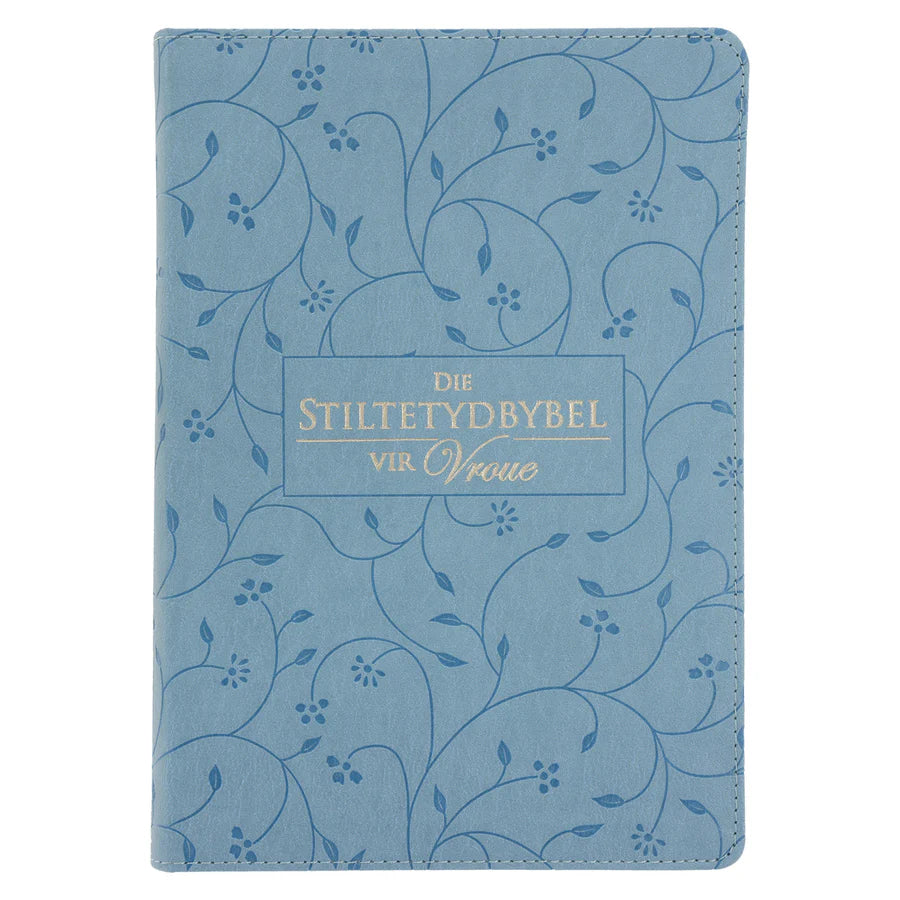 NLV Blougrys Kunsleer Stiltetydbybel vir Vroue