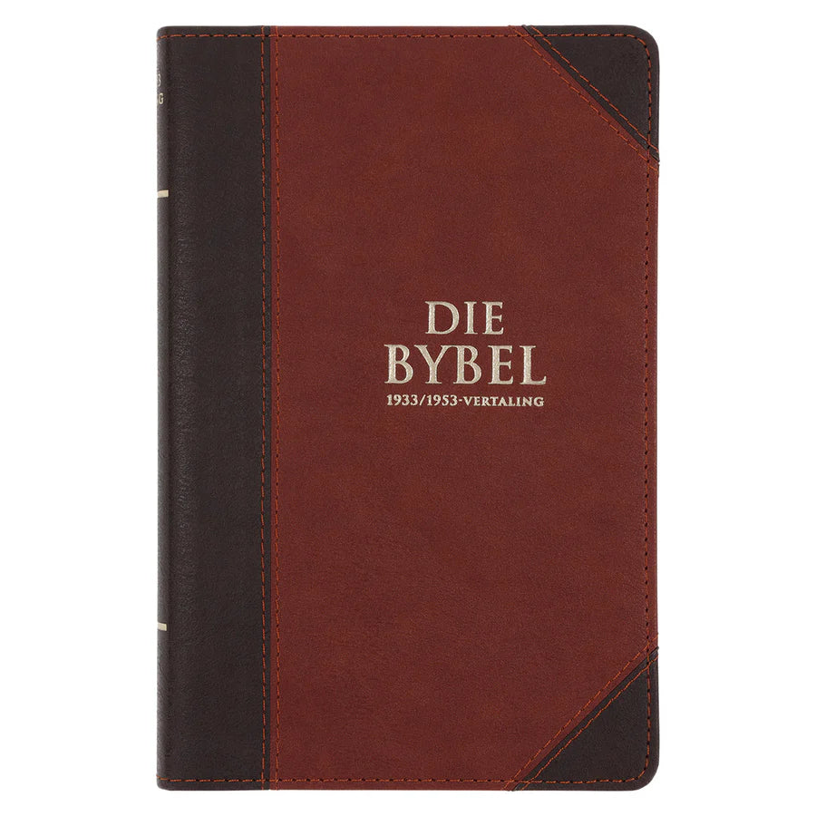 Afrikaans 1933/1953 Vertaling Bruin Kunsleer Bybel