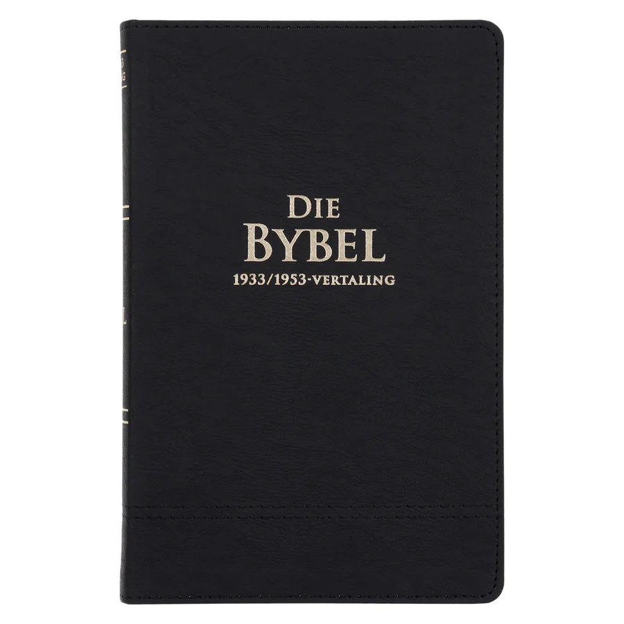 Afrikaans 1933/1953 Vertaling Swart Kunsleer Bybel