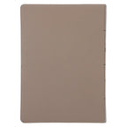 NLV Sandsteen Egte Leer Grootdruk Bybel