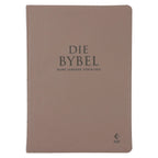 NLV Sandsteen Egte Leer Grootdruk Bybel
