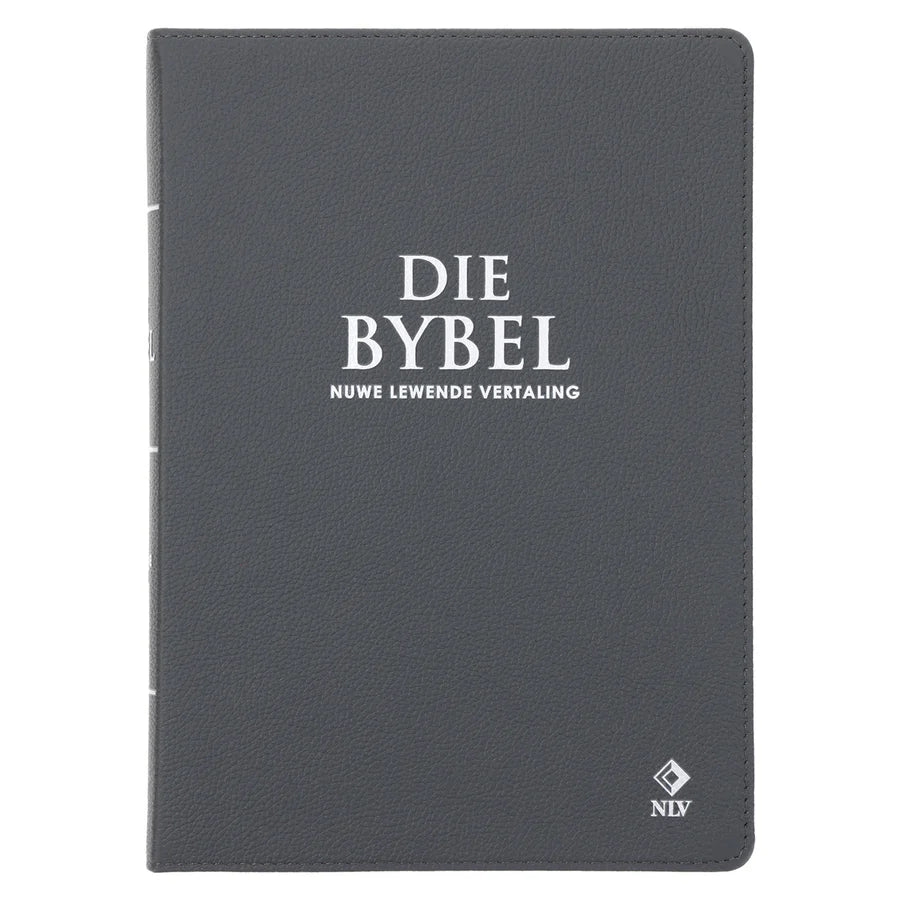 NLV Steenkool Egte Leer Grootdruk Bybel