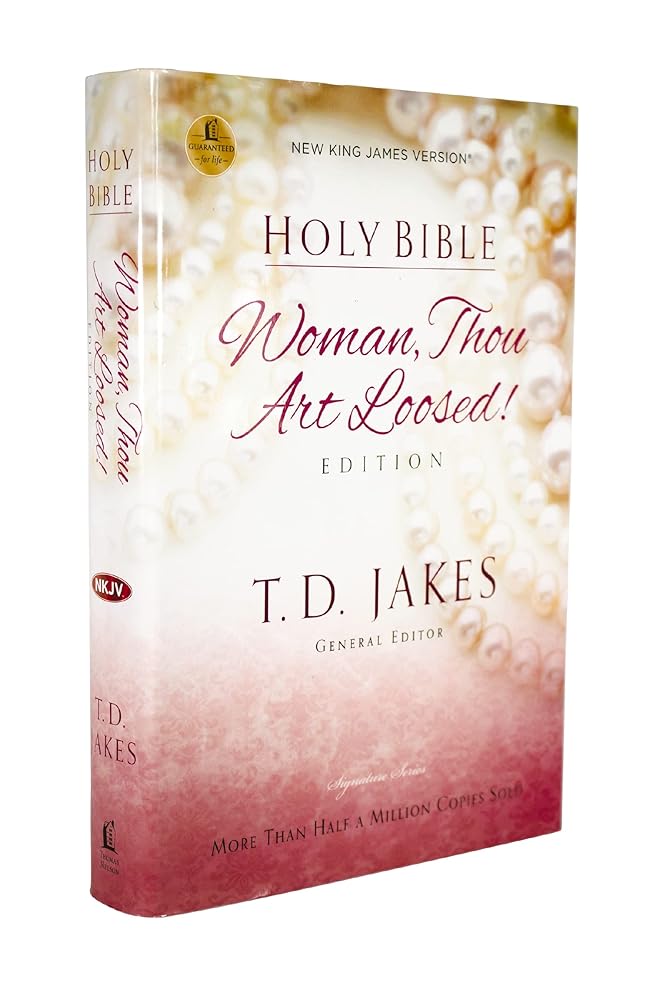 NKJV, Woman Thou Art Loosed, Hardcover, Red Letter: Holy Bible, New King James Version cover image