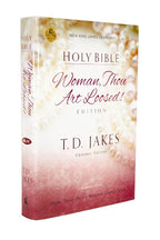 NKJV, Woman Thou Art Loosed, Hardcover, Red Letter: Holy Bible, New King James Version cover image