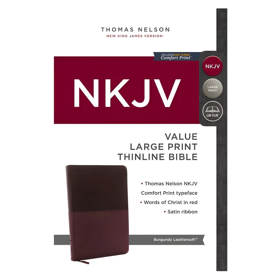 NKJV, Value Thinline Bible, Large Print