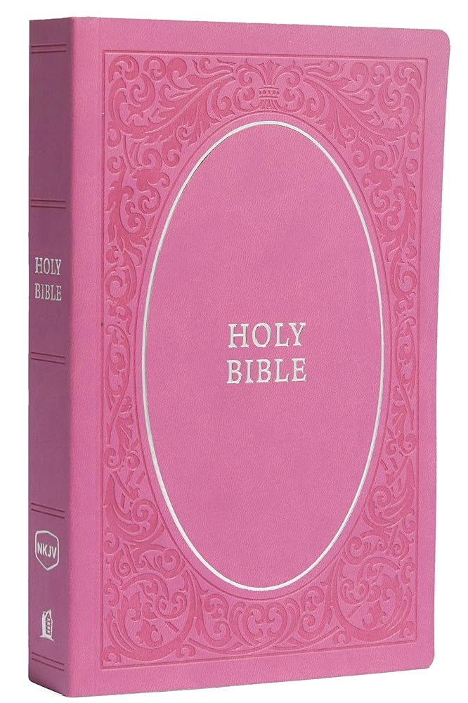 NKJV, Holy Bible, Soft Touch Edition, Leathersoft, Pink, Comfort Print: Holy Bible, New King James Version cover image