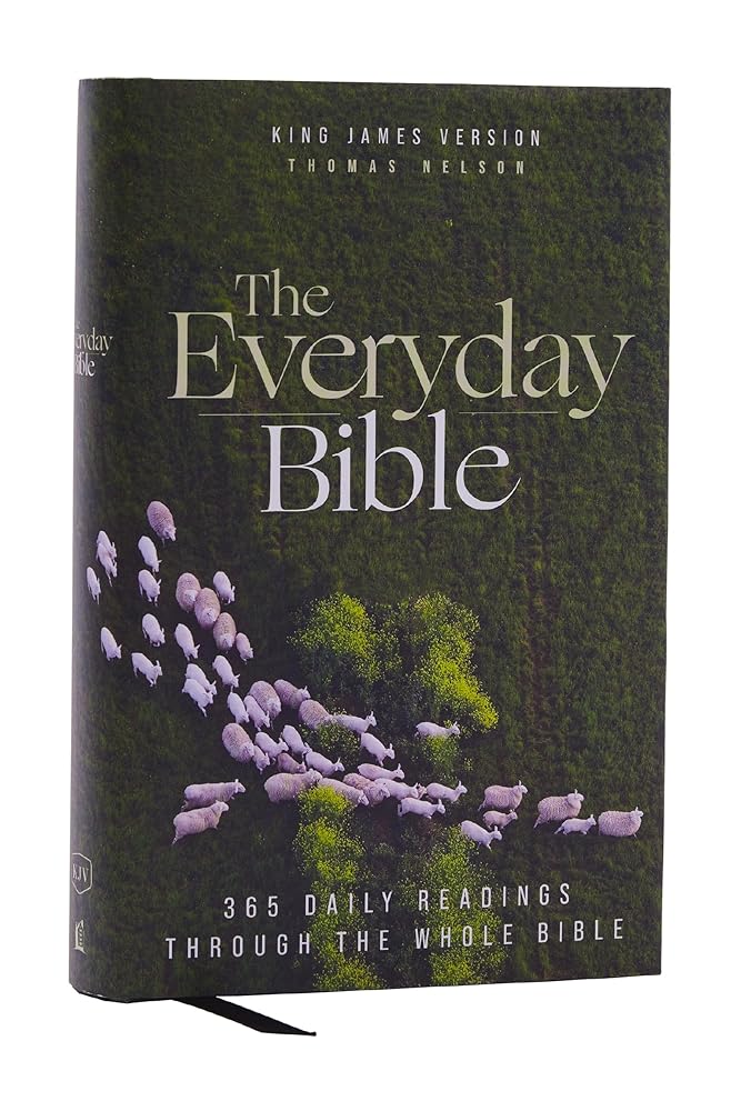KJV, The Everyday Bible, Hardcover, Red Letter, Comfort Print: 365 Daily Readings Through the Whole Bible cover image