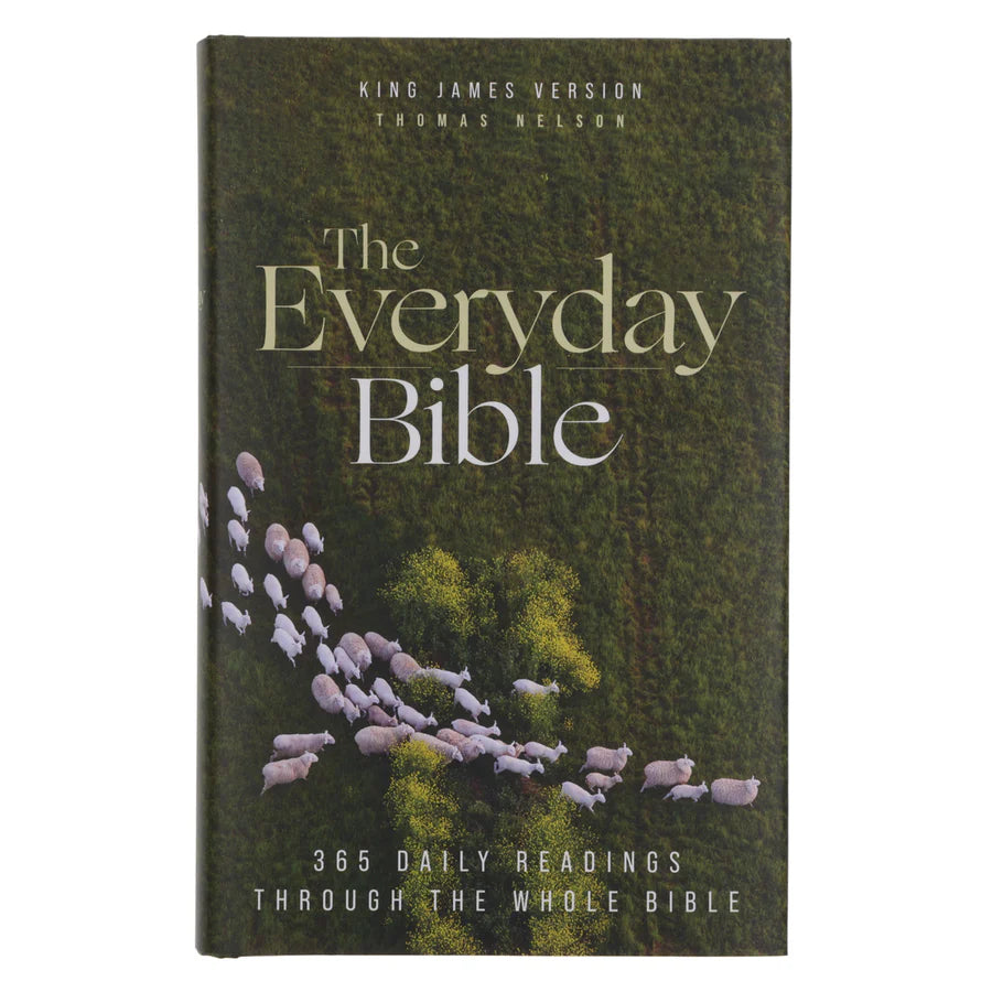 KJV, The Everyday Bible, Hardcover, Red Letter, Comfort Print