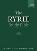 The Ryrie NAS Study Bible Hardcover Red Letter (New American Standard 1995 Edition) cover image