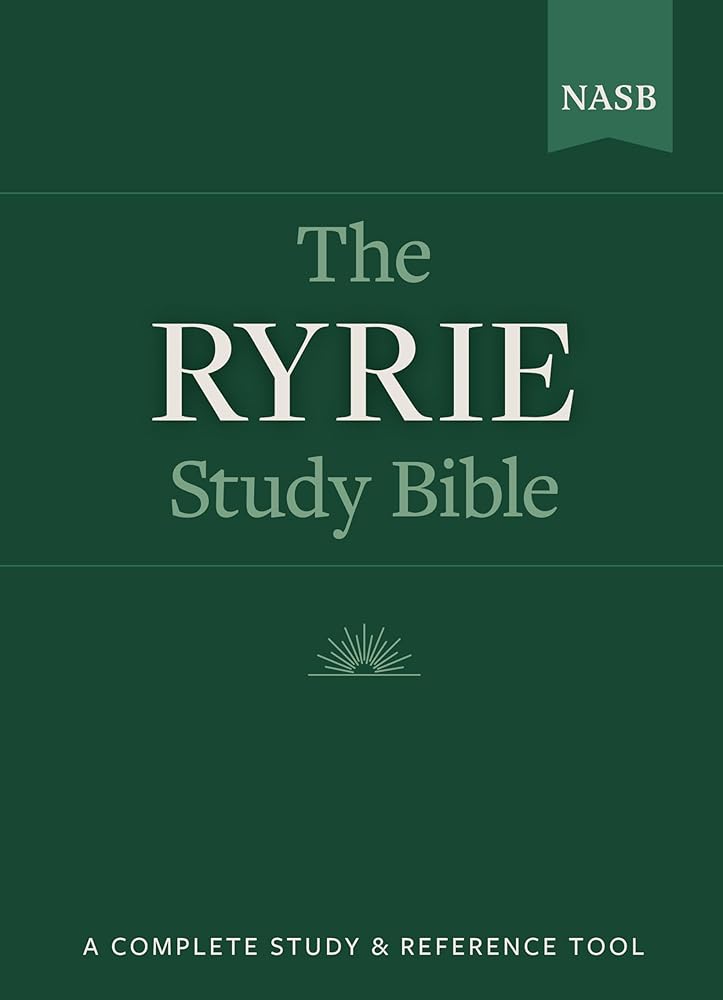 The Ryrie NAS Study Bible Hardcover Red Letter (New American Standard 1995 Edition) cover image