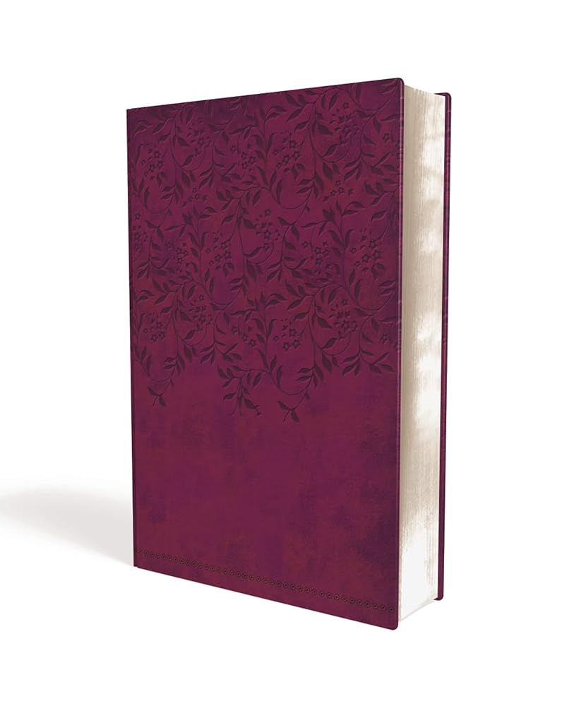 NKJV, Women of Faith Devotional Bible, Leathersoft, Purple: A Message of Grace and Hope for Every Day cover image