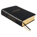 NLV Swart Kunsleer Tematiese Studiebybel Met Duimgrepe