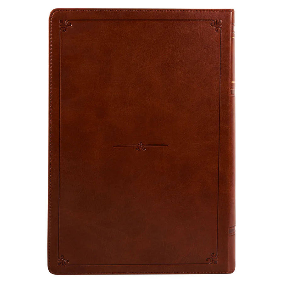 NLV Neutbruin Kunsleer Tematiese Studiebybel Met Duimgrepe