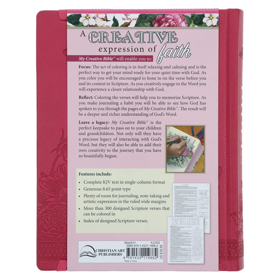 KJV My Creative Bible, Faux Leather Hardcover