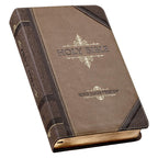 KJV Holy Bible, Giant Print Standard Size Faux Leather Red Letter Edition - Thumb Index & Ribbon Marker, King James Version, Brown Two-tone (KJV Standard GP Editions) cover image