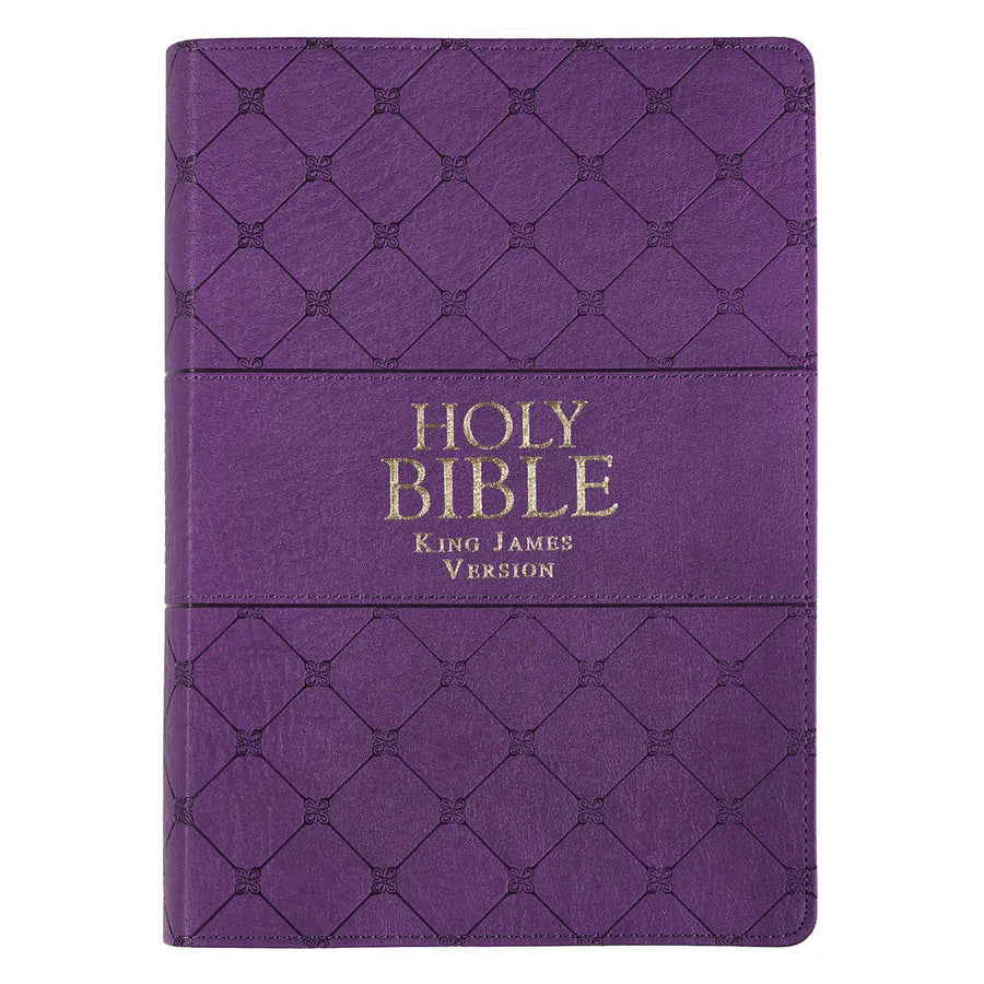 KJV Holy Bible, Super Giant Print Faux Leather Red Letter Edition