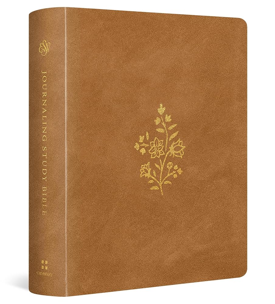 ESV Journaling Study Bible (TruTone over Board, Nubuck Caramel): Holy Bible, English Standard Version cover image