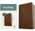 NLT Thinline Reference Bible, Filament Enabled (LeatherLike, Rustic Brown): Includes Free Access to the Filament Bible App Delivering Study Notes, Devotionals, Worship Music, and Video cover image