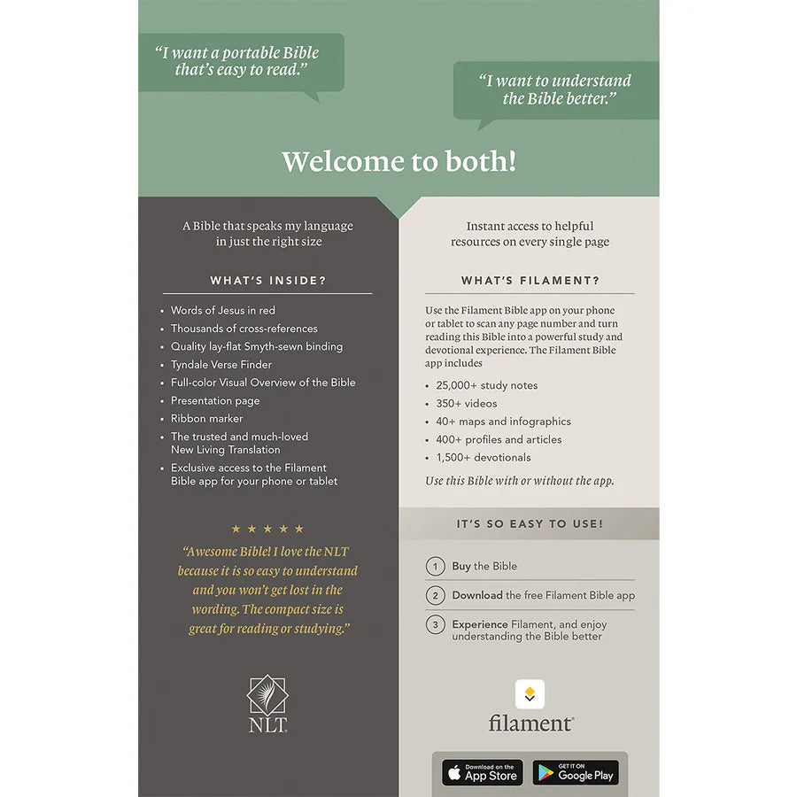 NLT Thinline Reference Bible